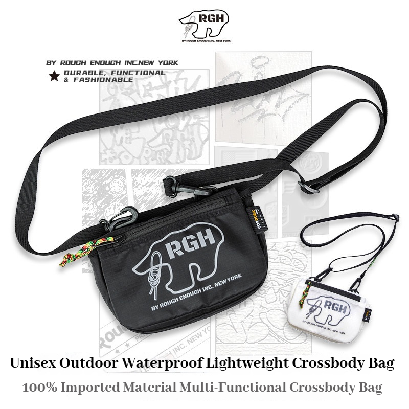 Sling Backpack Shoulder - RGH Waterproof Canvas Mini Crossbody Bag,