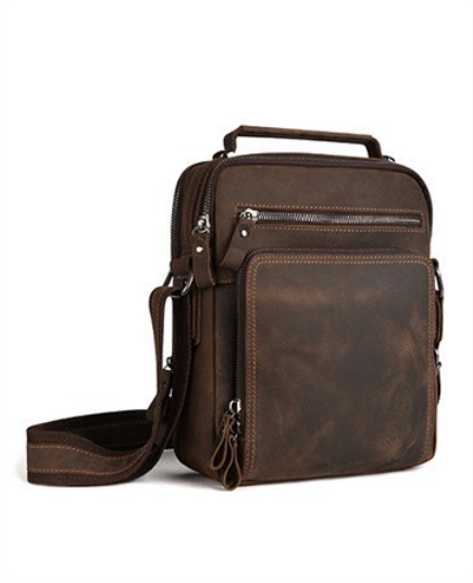 Men's Vintage Wild Horse Leath - Leather Backpack Vintage recension och pris