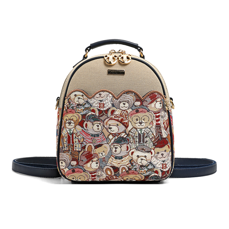Mini backpack cartoon shoulder - Leather Backpack Vintage recension och pris