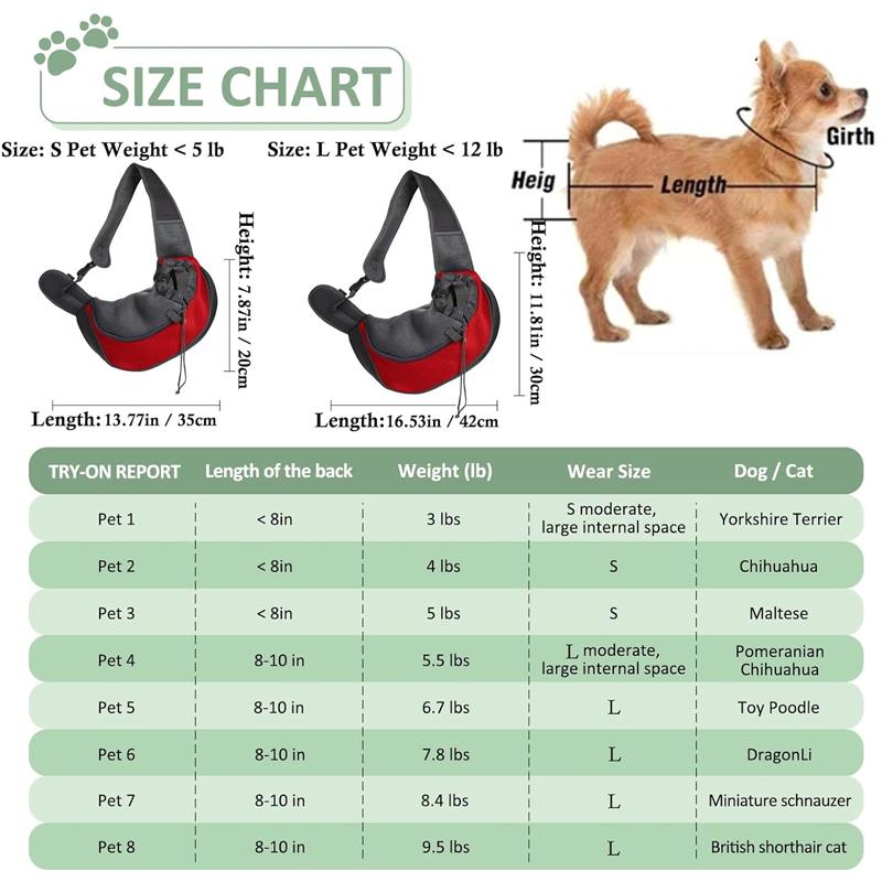 Pet Cat Dog Carrier Backpack T - Sling Backpack Shoulder recension och pris