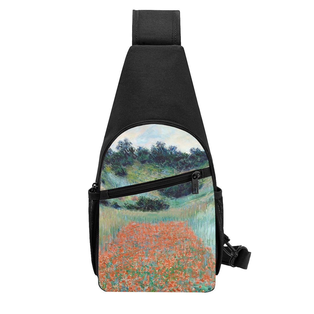 1885 Claude Monet Poppy Field  - Sling Backpack Shoulder recension och pris