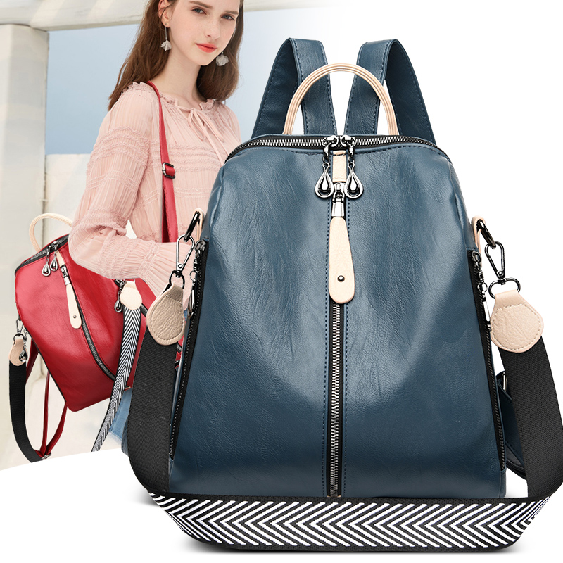 Fashion Backpack Women Soft Le - Leather Backpack Vintage recension och pris