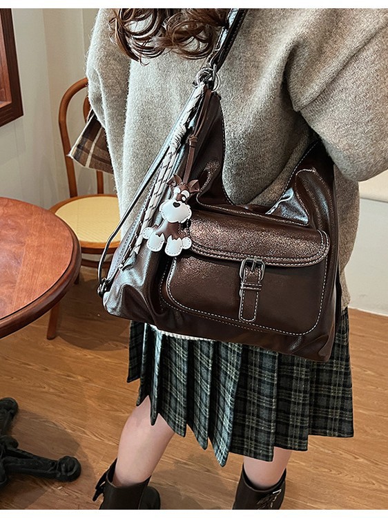 Ladies Vintage Waxed Faux Leat - Leather Backpack Vintage recension och pris