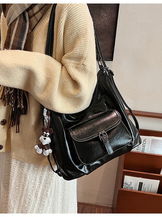 Ladies Vintage Waxed Faux Leat - Leather Backpack Vintage recension och pris