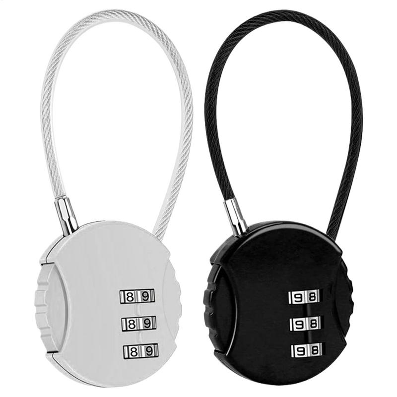 Round Shape Luggage Combo Lock - Backpack Lock Combo recension och pris