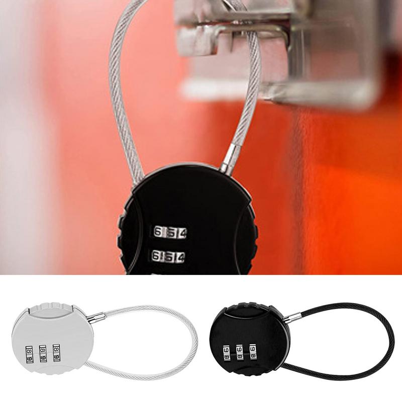Round Shape Luggage Combo Lock - Backpack Lock Combo recension och pris
