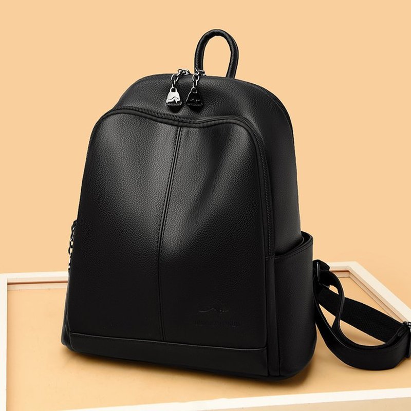 New Korean Soft pu Leather Lar - Leather Backpack Vintage recension och pris