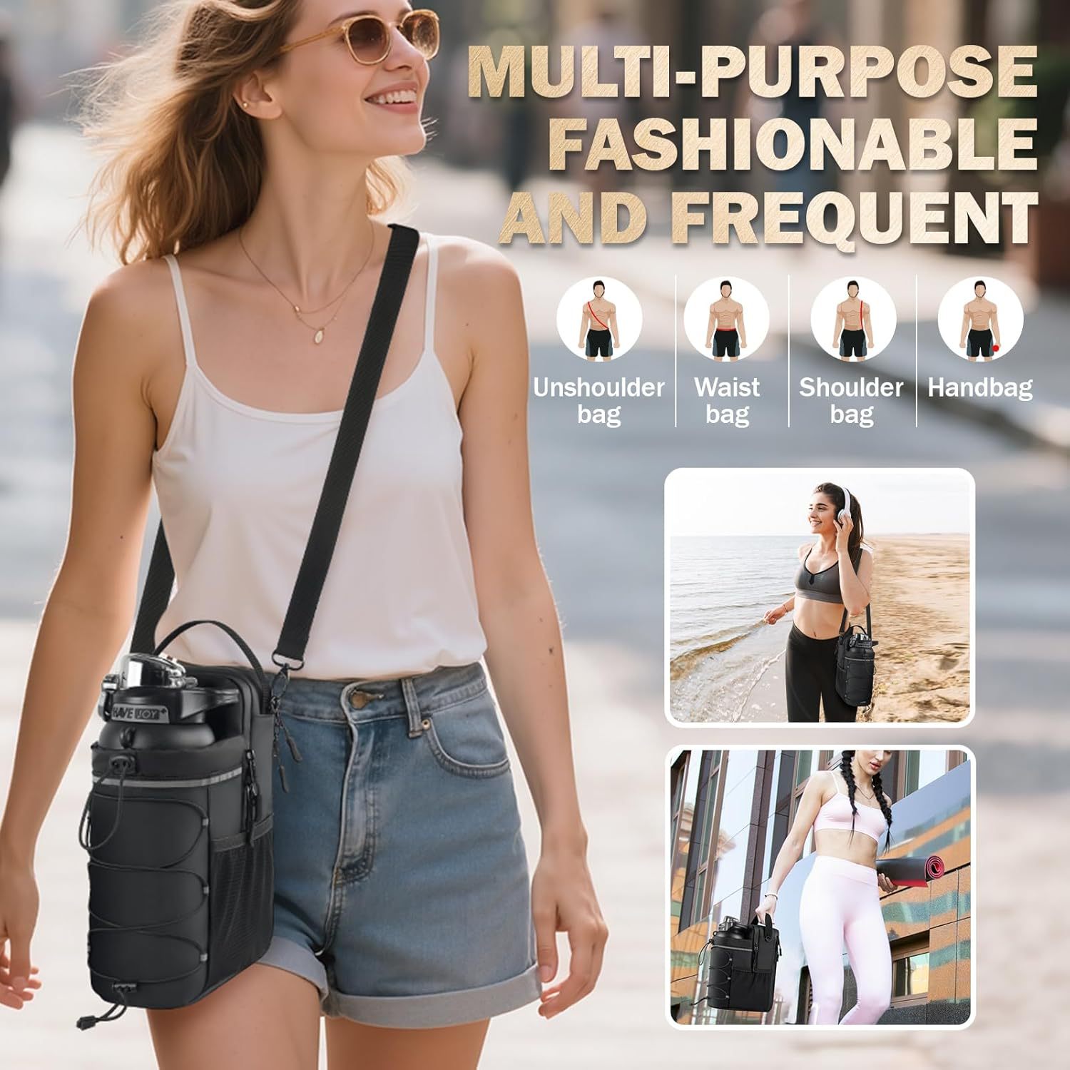 Portable Magnetic Water Bottle - Hydration Pack Outdoor recension och pris