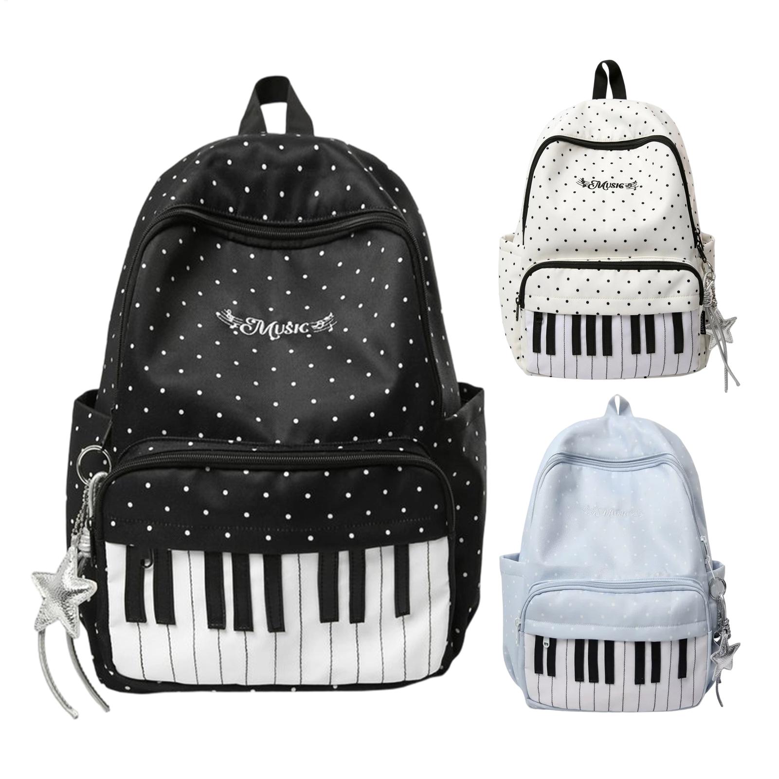 Travel Backpack | Piano Print  - Fashion Backpack Women recension och pris