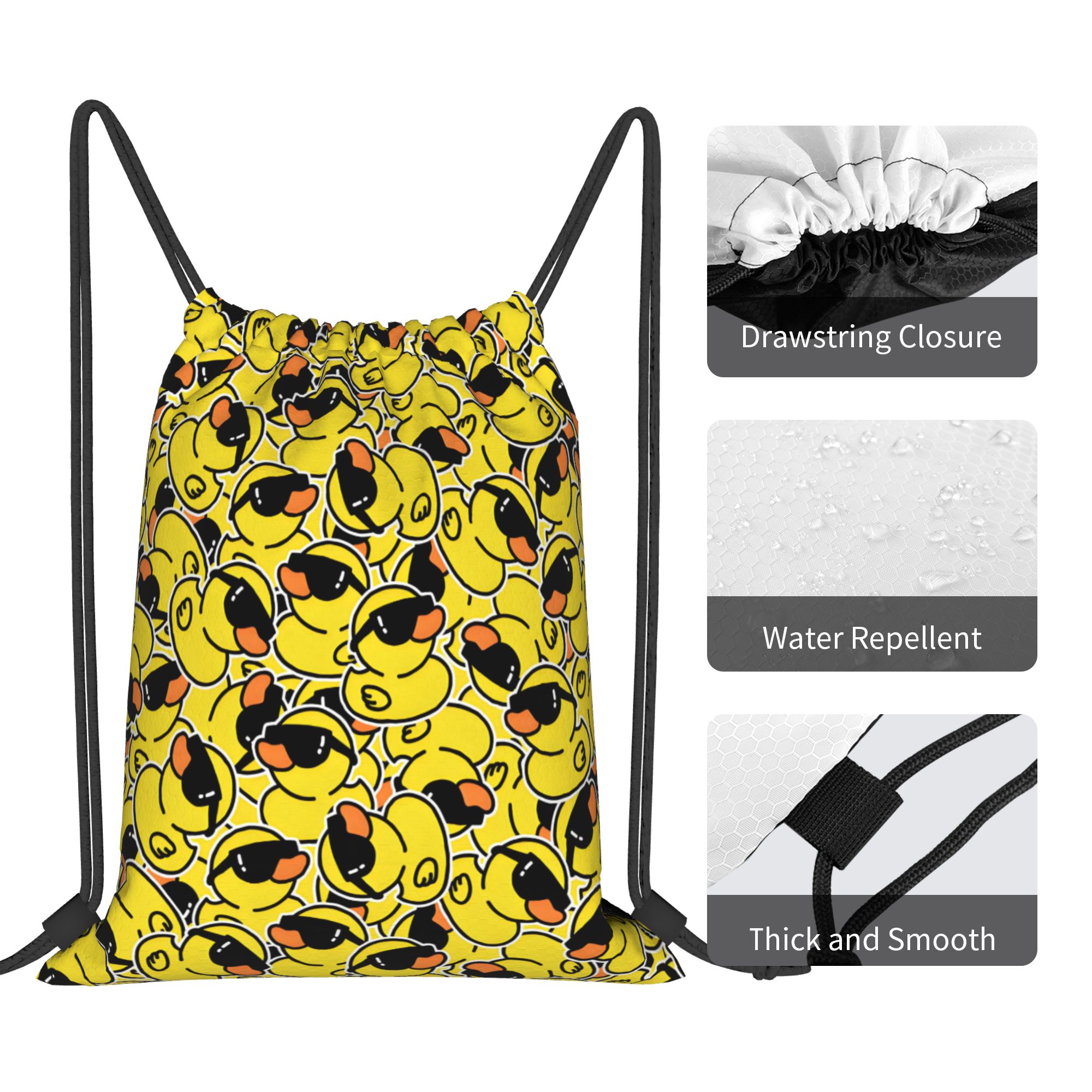 Custom Rubber Duck Sunglasses  - Drawstring Gym Bag recension och pris